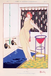 „Łaźnia”, ilustracja z „Modes et Manieres d